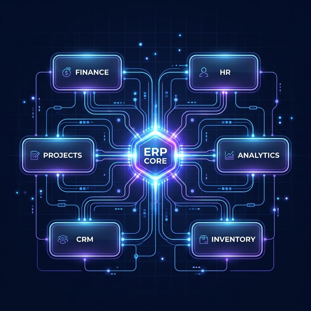 ERP system module architecture